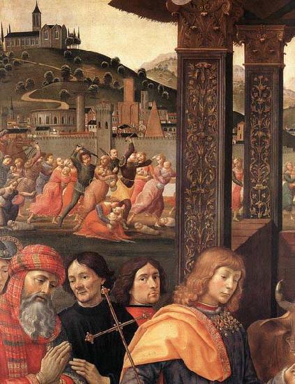 Domenico Ghirlandaio Adoration of the Magi Sweden oil painting art